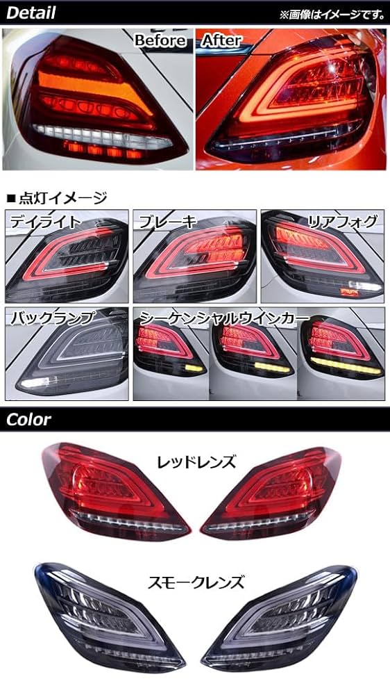 びたみんさん専用 W205 Cクラス前期　右テールランプ びたみんさん専用 W205 Cクラス前期 右テールランプ ベンツ W205